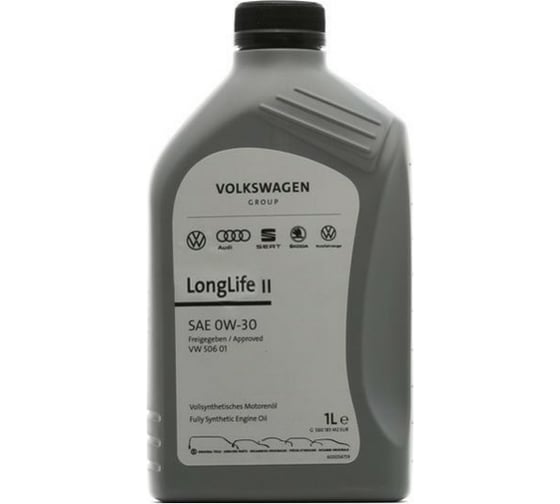 Моторное масло VAG VW Group Longlife II синтетическое, 0W-30, 1 л GS60183M2