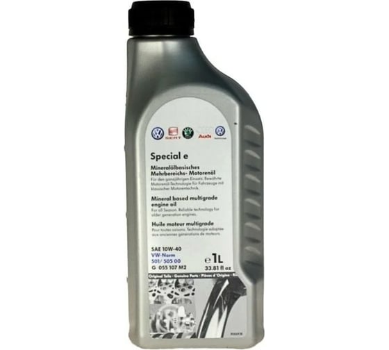 Моторное масло VAG VW Special E Group синтетическое, 10W-40, 1 л GS60107M2