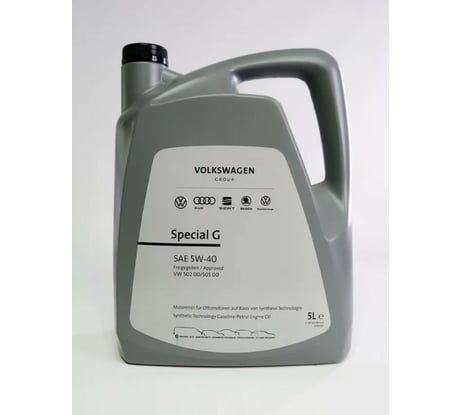 Моторное масло VAG VW Group Special G синтетическое, 5W-40, 5 л GS55502M4