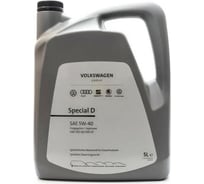 Моторное масло VAG VW Group Special D синтетическое, 5W-40, 5 л GS55505M4