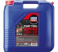 НС-синтетическое моторное масло LIQUI MOLY Top Tec 4300 5W-30 SN C2 20 л 3742