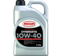 Минеральное моторное масло MEGUIN Megol Motorenoel Synergetic 10W-40 CG-4/SL A3/B3/E3, 5л 6333