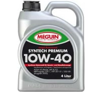 НС-синтетическое моторное масло MEGUIN Megol Motorenoel Syntech Premium 10W-40 CF/SN A3/B4, 4л 6475