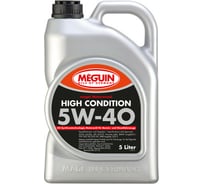 НС-синтетическое моторное масло MEGUIN Megol Motorenoel High Condition 5W-40 CF/SN A3/B4, 5л 3198