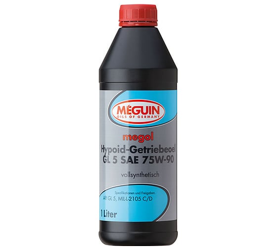 Синтетическое трансмиссионное масло MEGUIN Megol Hypoid-Getriebeoel 75W-90 GL-5 1 л 4650