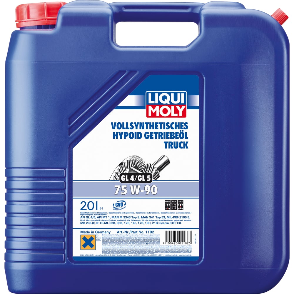 Трансмиссионное масло LIQUI MOLY Vollsynth Hypoid Getrieb Truck ...