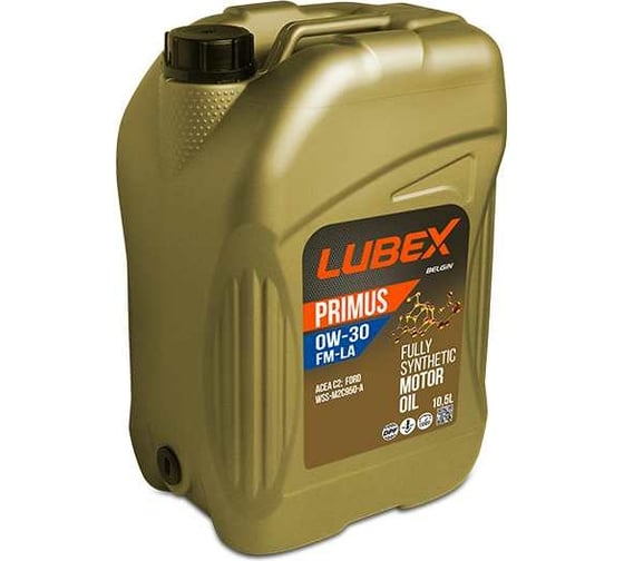 Синтетическое моторное масло Lubex PRIMUS FM-LA 0W-30 C2 10,5 л L034-1314-0105
