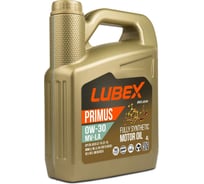 Синтетическое моторное масло Lubex PRIMUS MV-LA 0W-30 4 л L034-1318-0404