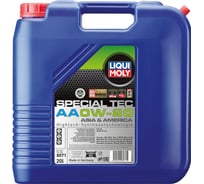 НС-синтетическое моторное масло LIQUI MOLY Special Tec AA 0W-20 SN Plus + RC GF-5, 20л 8071