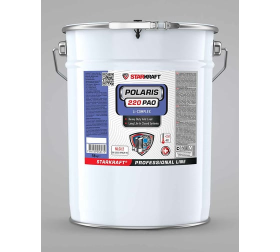Синтетическая многофункциональная смазка STARKRAFT polaris 220 pao (nlgi: 2) PP8175018