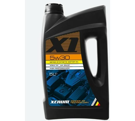 Моторное масло на эстеровой основе XENUM X1 5W30, 5 л, высокоэффективное, синтетическое 1518005A