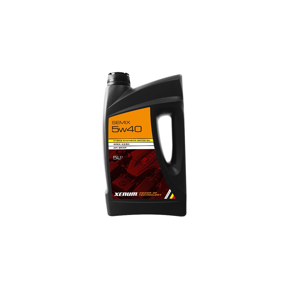Моторное масло XENUM SEMIX 5W40, 5 л, гибридное, синтетическое 2041005 ...