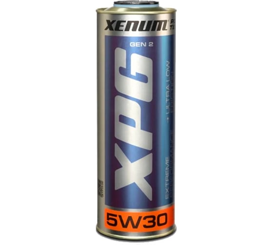 Синтетическое премиальное моторное масло XPG 5W30 на основе полиалкиленгликолей (PAG) и эстеров, 1 л XENUM 1594001G2