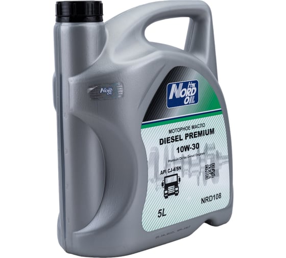 Моторное масло NORD OIL Diesel Premium 10W-30 CJ-4/SN 5л NRD108