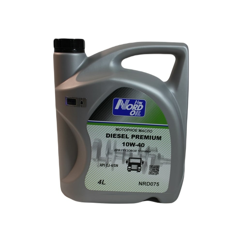 Моторное масло NORD OIL Diesel Premium 10W-40 CJ-4/SN 4л NRD075 ...