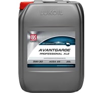 Моторное масло Лукойл АВАНГАРД ПРОФЕССИОНАЛ XLE SAE 5W-30, 20л 3173776
