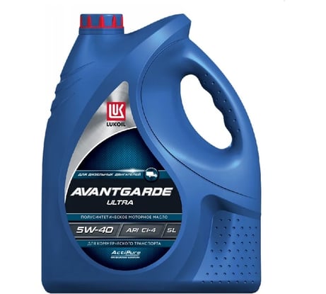 Моторное масло Лукойл АВАНГАРД УЛЬТРА полусинтетическое SAE 5W-40, API CI-4/SL 1595288