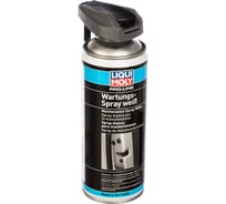 Грязеотталкивающая белая смазка LIQUI MOLY Pro-Line Wartungs-Spray weiss 0,4л 7387 15510536