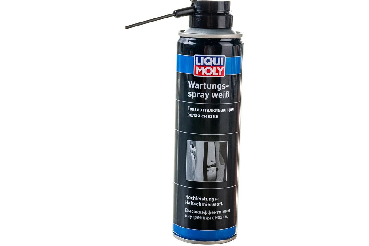 Грязеотталкивающая белая смазка LIQUI MOLY Wartungs-Spray weiss 0.25 л 3953