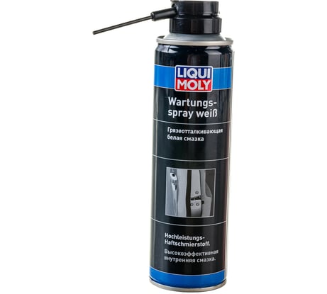 Грязеотталкивающая белая смазка LIQUI MOLY Wartungs-Spray weiss 0.25 л 3953