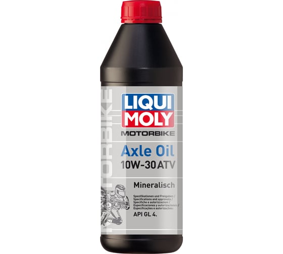 Минеральное трансмиссионное масло LIQUI MOLY Motorbike Axle Oil ATV 10W-30 GL-4 1 3094 1