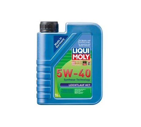 НС-синтетическое моторное масло LIQUI MOLY Leichtlauf HC 7 5W-40 1л 1346