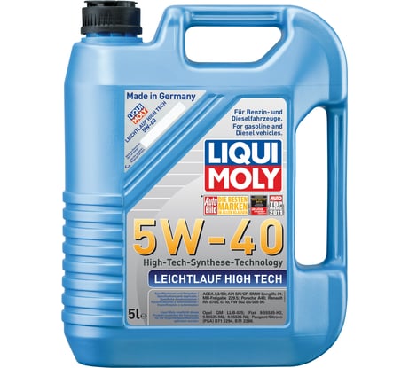 НС-синтетическое моторное масло LIQUI MOLY Leichtlauf High Tech 5W-40 5л 8029