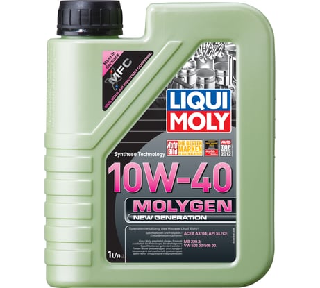 НС-синтетическое моторное масло LIQUI MOLY Molygen New Generation 10W-40 1л 9059