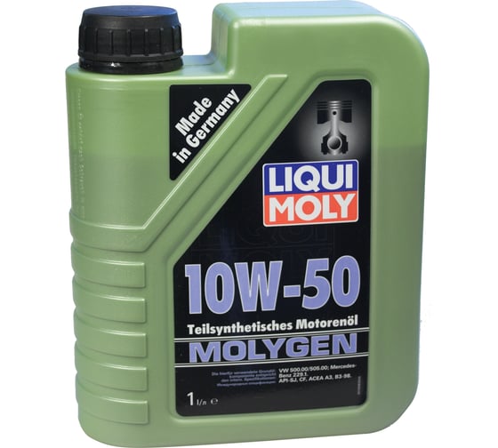 Полусинтетическое моторное масло 10W-50 1л LIQUI MOLY Molygen 1908