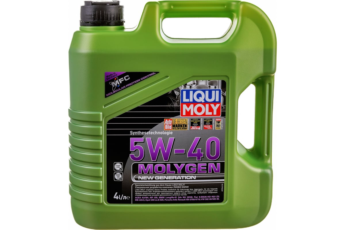 Масло liqui moly 5w40 molygen new generation