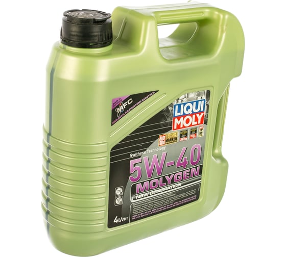 НС-синтетическое моторное масло LIQUI MOLY Molygen New Generation 5W-40 4л 9054