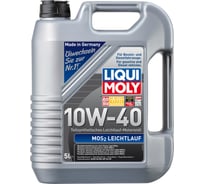 Полусинтетическое моторное масло 5л 10W-40 MoS2 LIQUI MOLY Leichtlauf 1931