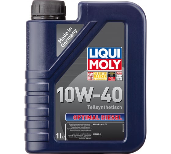 Полусинтетическое моторное масло LIQUI MOLY Optimal Diesel 10W-40 1л 3933