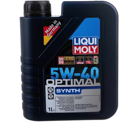 НС-синтетическое моторное масло LIQUI MOLY Optimal Synth 5W-40 1л 3925