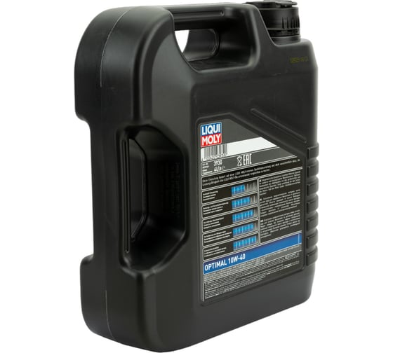 Полусинтетическое моторное масло 4л 10W-40 LIQUI MOLY Optimal 3930