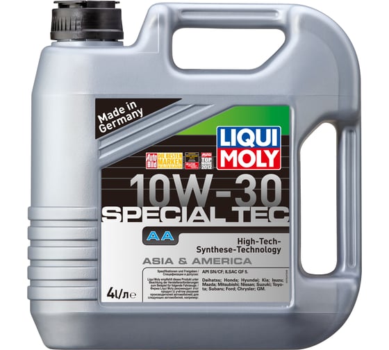 НС-синтетическое моторное масло LIQUI MOLY Special Tec AA 10W-30 4л 7524