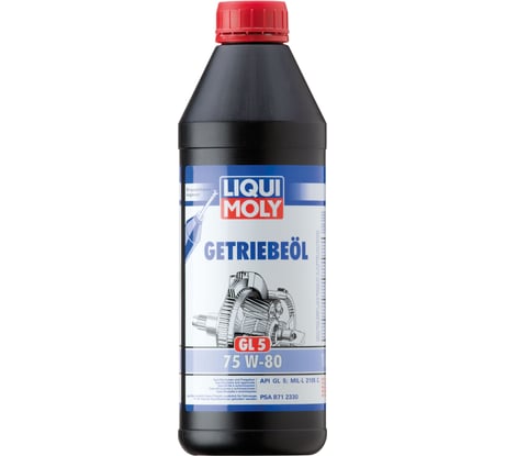 Полусинтетическое трансмиссионное масло 1л 75W-80 (GL-5) LIQUI MOLY Getriebeoil 7619