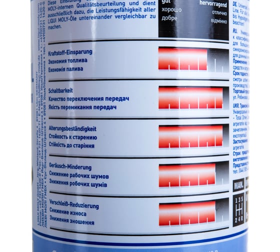 Полусинтетическое трансмиссионное масло 1л 75W-90 (GL-4/GL-5) LIQUI MOLY Hypoid-Getriebeoil TDL 3945
