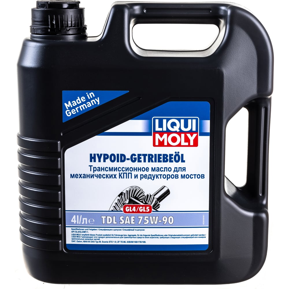 Liqui moly getriebeoil gl 5. Liqui Moly Hypoid-Getriebeoil TDL 75w-90. Масло трансмиссионное Liqui Moly 75w90. Liqui Moly 75w-90 Hypoid-Getriebeoil. Ликви-моли 75w90 gl4/gl5.