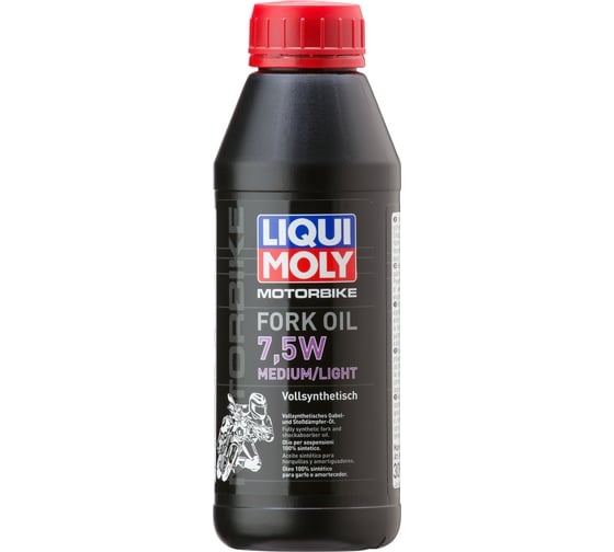 Синтетическое масло для вилок и амортизаторов 0,5л LIQUI MOLY Motorbike Fork Oil Medium/Light 7,5W 3099 1