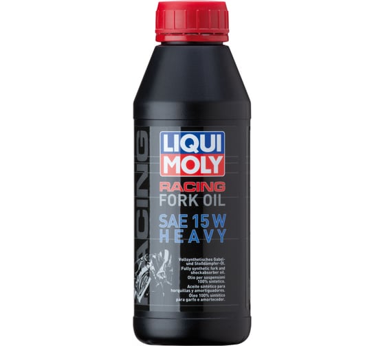 Синтетическое масло для вилок и амортизаторов 0,5л LIQUI MOLY Motorbike Fork Oil 15W Heavy 7558 1