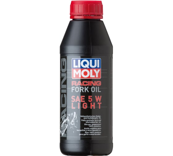 Синтетическое масло для вилок и амортизаторов 0,5л LIQUI MOLY Motorbike Fork Oil 5W Light 7598