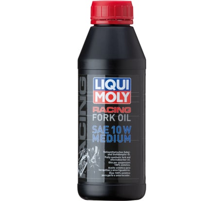 Синтетическое масло для вилок и амортизаторов 0,5л LIQUI MOLY Motorbike Fork Oil 10W Medium 7599