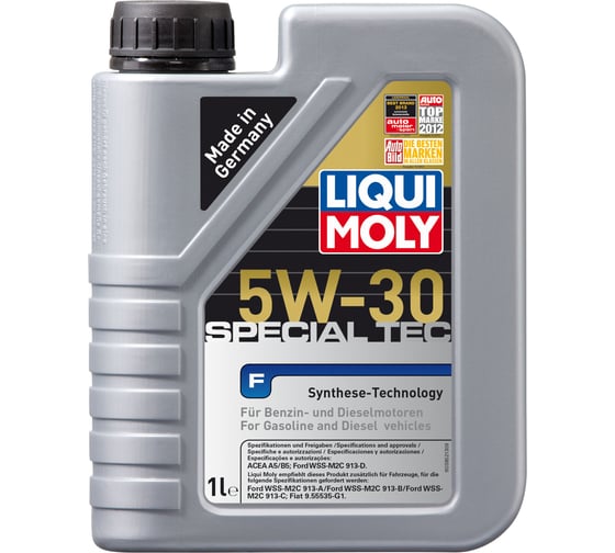 НС-синтетическое моторное масло LIQUI MOLY Special Tec F 5W-30 1л 8063