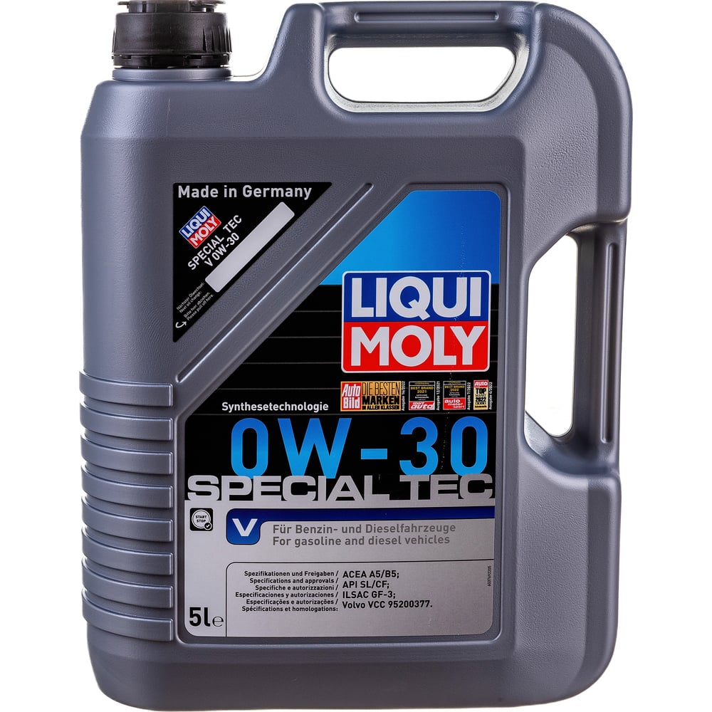 Моторное масло LIQUI MOLY Special Tec V, 0W-30, 5л, синтетическое