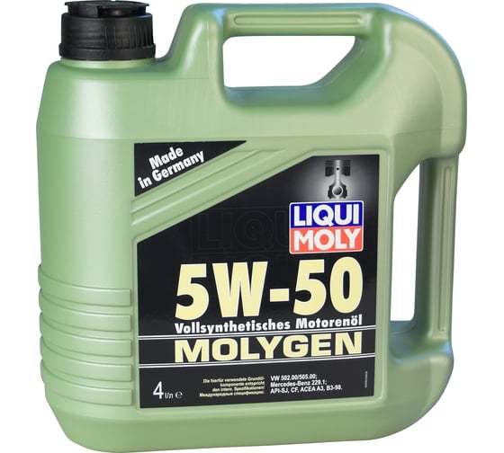 Синтетическое моторное масло 4л 5W-50 LIQUI MOLY Molygen 3922 1