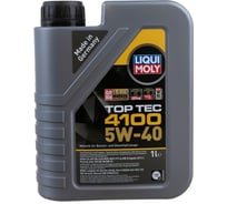 НС-синтетическое моторное масло LIQUI MOLY Top Tec 4100 5W-40 1л 7500