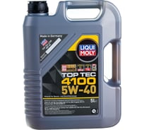 НС-синтетическое моторное масло LIQUI MOLY Top Tec 4100 5W-40 5л 7501