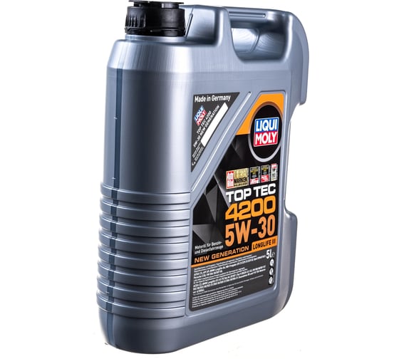 НС-синтетическое моторное масло LIQUI MOLY Top Tec 4200 5W-30 5л 7661