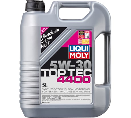 НС-синтетическое моторное масло LIQUI MOLY Top Tec 4400 5W-30 5л 2322
